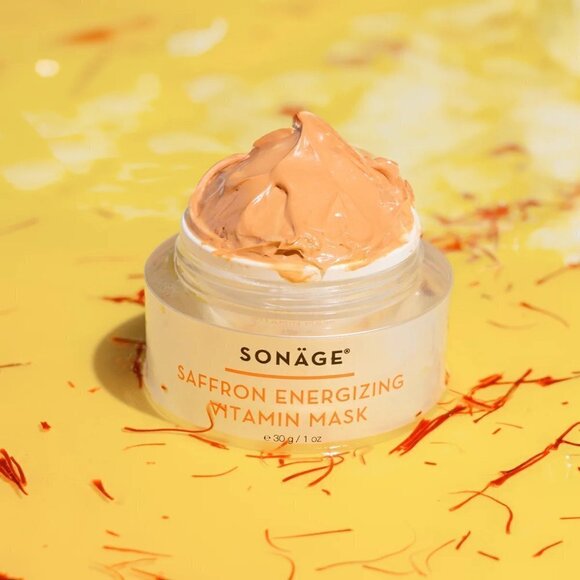SONÄGE Saffron Energizing Hydrating Face Mask - Picture 4 of 7